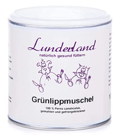 Lunderland Grünlippmuschel für Hunde und Katzen, 1er Pack (1 x 100 g)  